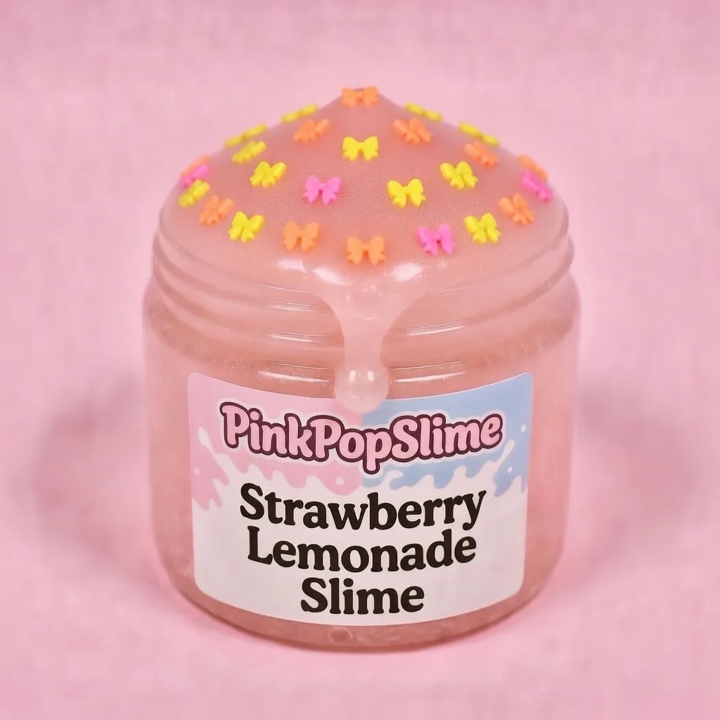 Strawberry Lemonade Slime